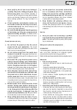 Preview for 23 page of Scheppach 5906152901 Translation Of Original Instruction Manual