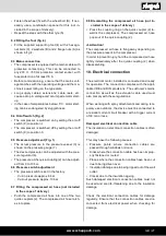 Preview for 27 page of Scheppach 5906152901 Translation Of Original Instruction Manual