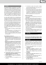 Preview for 139 page of Scheppach 5910113903 Translation Of Original Instruction Manual