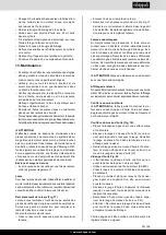 Preview for 45 page of Scheppach 59112279942 Translation Of Original Instruction Manual