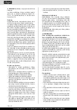 Preview for 106 page of Scheppach 5911247903 Translation Of Original Instruction Manual