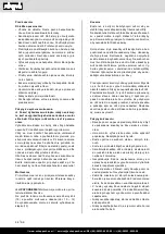 Preview for 98 page of Scheppach 5911249903 Translation Of Original Instruction Manual