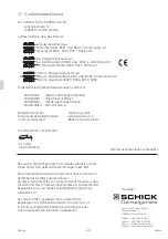 Preview for 20 page of Schick 9005 Operating Instructions Manual