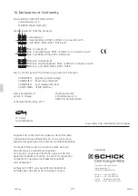 Preview for 60 page of Schick 9005 Operating Instructions Manual