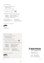 Preview for 14 page of Schick G2 Concept Operating Instructions Manual