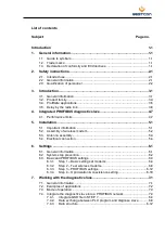 Preview for 4 page of schildknecht Westcon 3706-1 Assembly And Commissioning Instructions