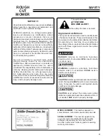 Preview for 5 page of Schiller Grounds Care 73-71010 Operator'S Manual & Parts Manual