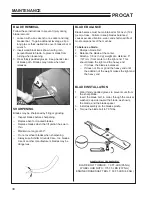 Preview for 32 page of Schiller Grounds Care Bob-Cat 942237F Operator'S Manual