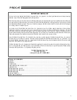 Preview for 3 page of Schiller Grounds Care BOB-CAT 942525J Operator'S Manual