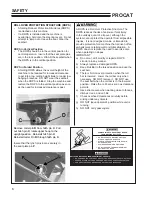 Preview for 8 page of Schiller Grounds Care BOB-CAT 942525J Operator'S Manual