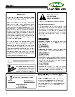 Preview for 4 page of Schiller 0224 Parts & Operators Manual