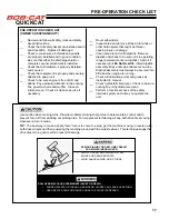 Preview for 19 page of Schiller BOB-CAT 912480A Operator'S Manual & Parts List