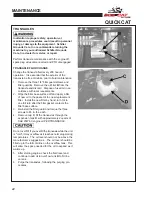 Preview for 24 page of Schiller BOB-CAT QUICKCAT 912480 Operator'S Manual