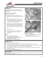 Preview for 25 page of Schiller BOB-CAT QUICKCAT 912480 Operator'S Manual