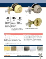 Preview for 5 page of Schlage Dexter JD60 Product Catalog