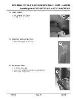 Preview for 19 page of Schlage KING COBRA KC9116 Installation Manual