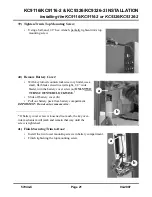 Preview for 21 page of Schlage KING COBRA KC9116 Installation Manual