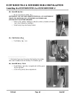 Preview for 22 page of Schlage KING COBRA KC9116 Installation Manual