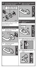 Preview for 4 page of Schlage L9000 Series Installation Instructions Manual