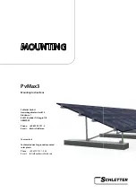 Schletter PvMax3 Mounting Instructions preview