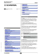 Preview for 1 page of schmersal AZM400 Operating Instructions Manual