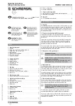 schmersal PROTECT SRB 101EXi-1A Operating Instructions Manual preview