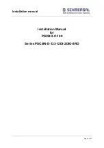 schmersal PSCBR-C-100 Series Installation Manual preview