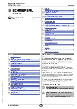 Preview for 1 page of schmersal SLG440 Operating Instructions Manual