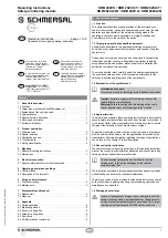 schmersal SRB 202CS/T Operating Instructions Manual preview