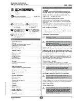 Preview for 1 page of schmersal SRB 401LC Operating Instructions Manual