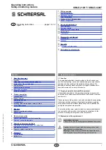 schmersal SRB-E-212ST Operating Instructions Manual preview