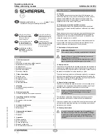 Preview for 1 page of schmersal SRB NA-R-C.39/ST2 Operating Instructions Manual