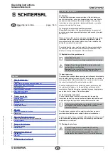 schmersal TZF SPEZ Operating Instructions Manual preview