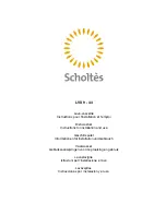 Preview for 1 page of SCHOLTES LVX 9-44 Instructions For Installation And Use Manual