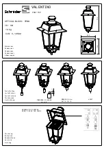 Preview for 1 page of Schreder VALENTINO Installation Instructions