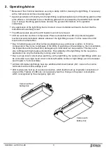 Preview for 3 page of Schuch e856 Series Operating Instructions Manual