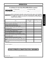 Preview for 51 page of Schulte FM-350 Operator'S Manual