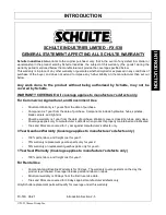 Preview for 43 page of Schulte FX-530 Operator'S Manual