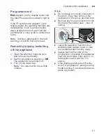 Preview for 21 page of Schulthess Merker Eco WA 4760 Bianca 305 Instruction Manual And Installation Instructions