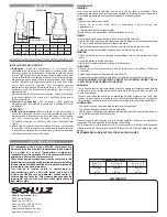 Preview for 2 page of Schulz MSI 5,2 ML Quick Start Manual