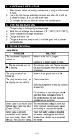 Preview for 11 page of Schumacher Electric SL1441 Owner'S Manual