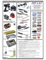 Preview for 2 page of Schumacher Racing Products TOP CAT Instruction Manual