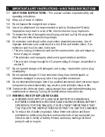 Preview for 4 page of Schumacher BATTERY EXTENDER BE01248 Owner'S Manual