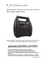 Preview for 1 page of Schumacher Instant Power IP-125 Owner'S Manual