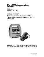 Preview for 19 page of Schumacher INSTANT POWER IP-125C Instruction Manual