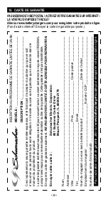 Preview for 38 page of Schumacher SL010 Owner'S Manual