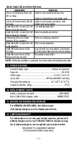 Preview for 11 page of Schumacher SL1473 Owner'S Manual