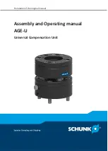 SCHUNK AGE-U Assembly And Operating Manual preview