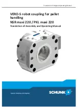 SCHUNK NSR maxi 220 Assembly And Operating Manual preview