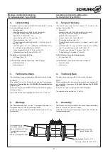 Preview for 5 page of SCHUNK OSE 22 Assembly And Operating Manual